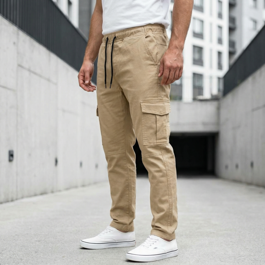 Cotton Cargo 6 pocket Trousers For Men’s