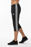 Black 3-Stripe Shorts