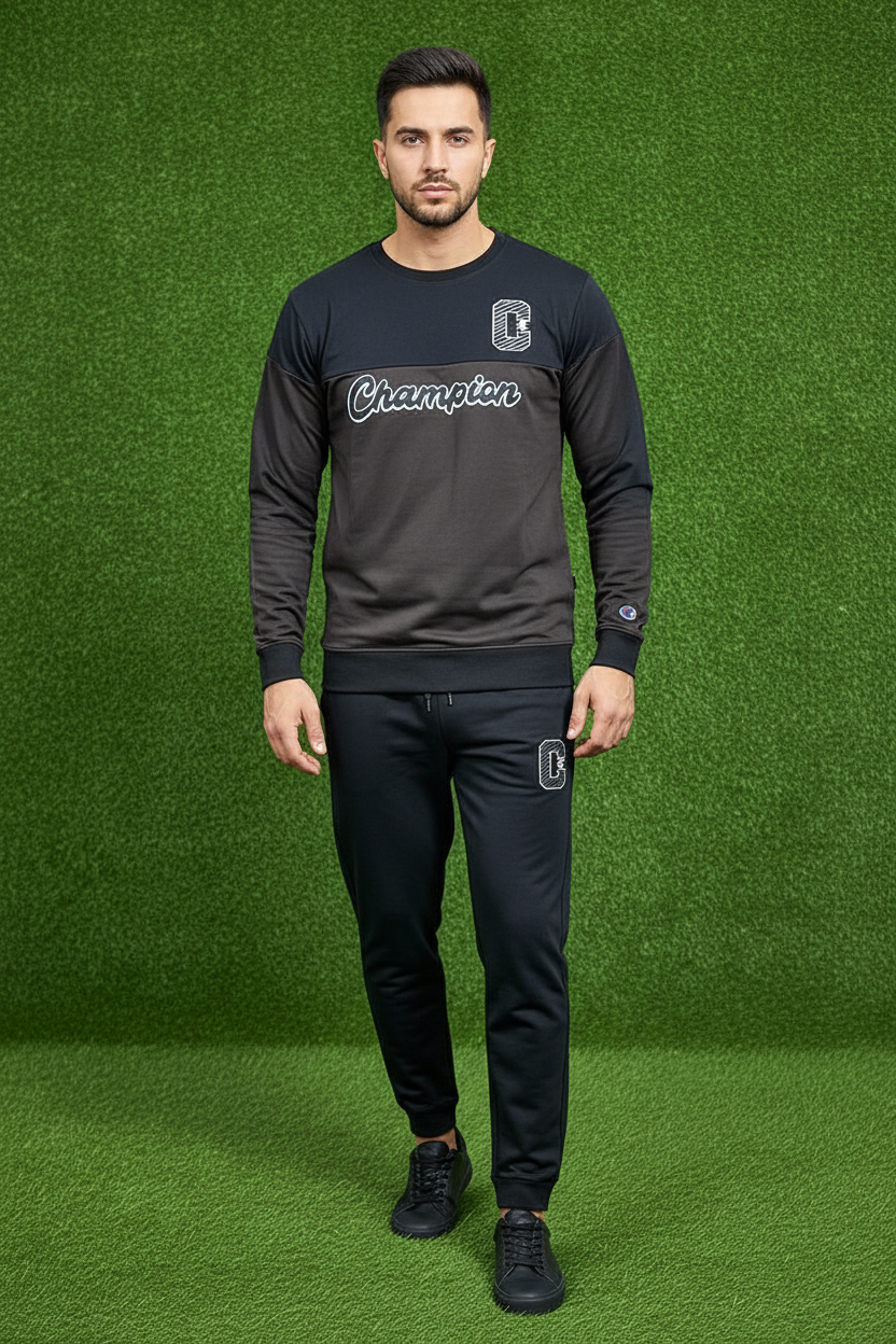 Black Champion Tracksuit