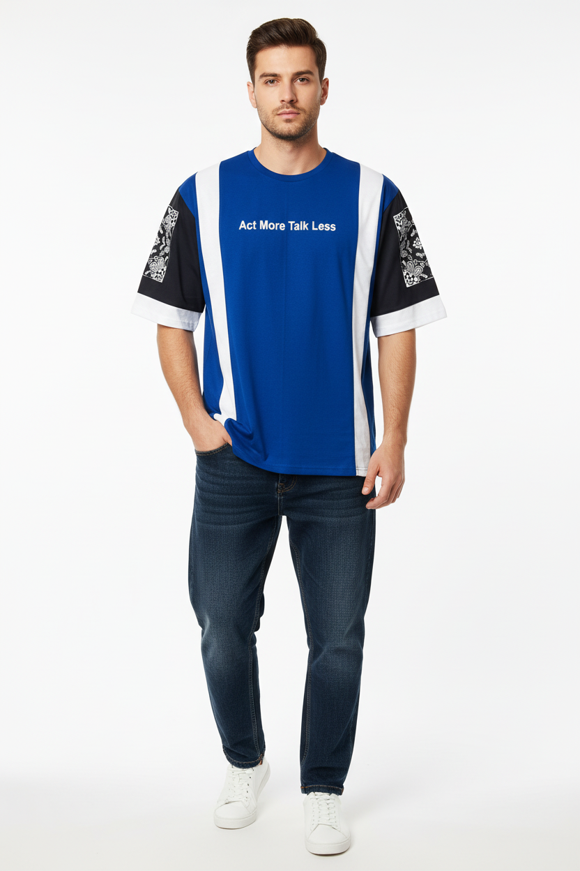 Blue Paisley Sleeve