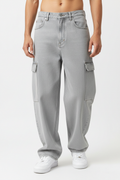 Light Gray Baggy Jeans