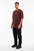 Maroon Distressed