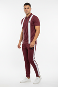Maroon Tracksuit Side View