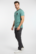 Mint Green Tee on Model