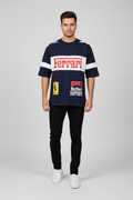 Navy Blue Ferrari Shirt - Elbow Sleeves