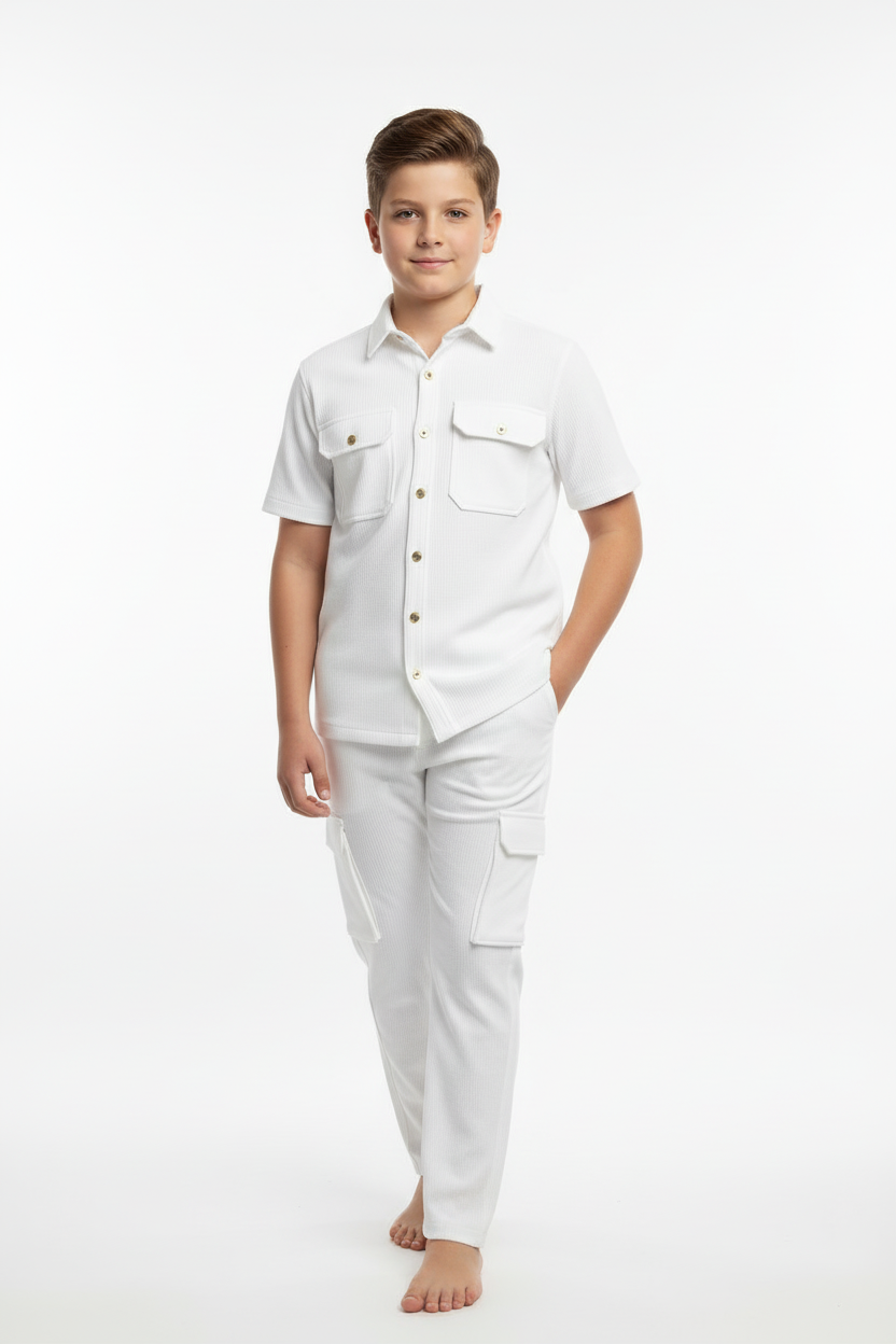 White Kids Co-ord